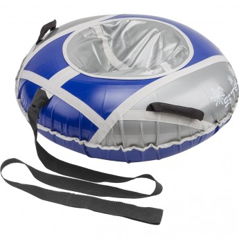Санки надувные STELS D110см, сине-серые