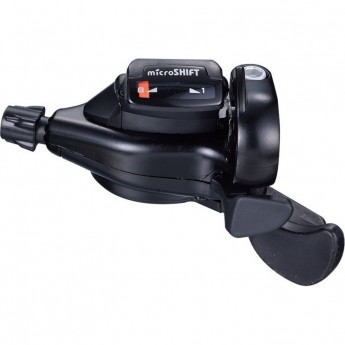 Шифтер/манетка правый Microshift TS71-8R, с тросом 2050 мм