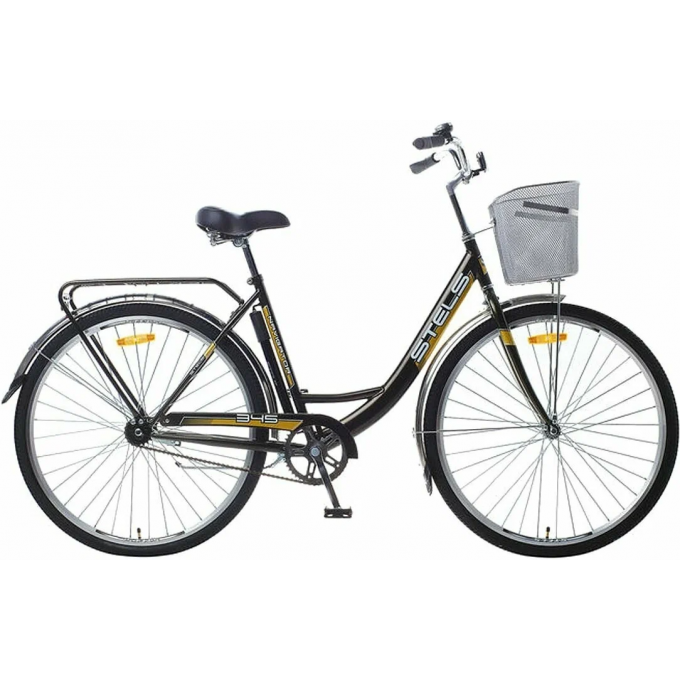 Велосипед STELS Navigator 28" 345 Z010/Z011 (с корзиной) (LU085343) черный JU000415822023JU0005443 Велосипед STELS Navigator 28" 345 Z010/Z011 (с корзиной) (LU085343) черный JU000415822023JU0005443