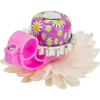 Звонок 24AH "Ромашка", бело-розово-фиолетовый